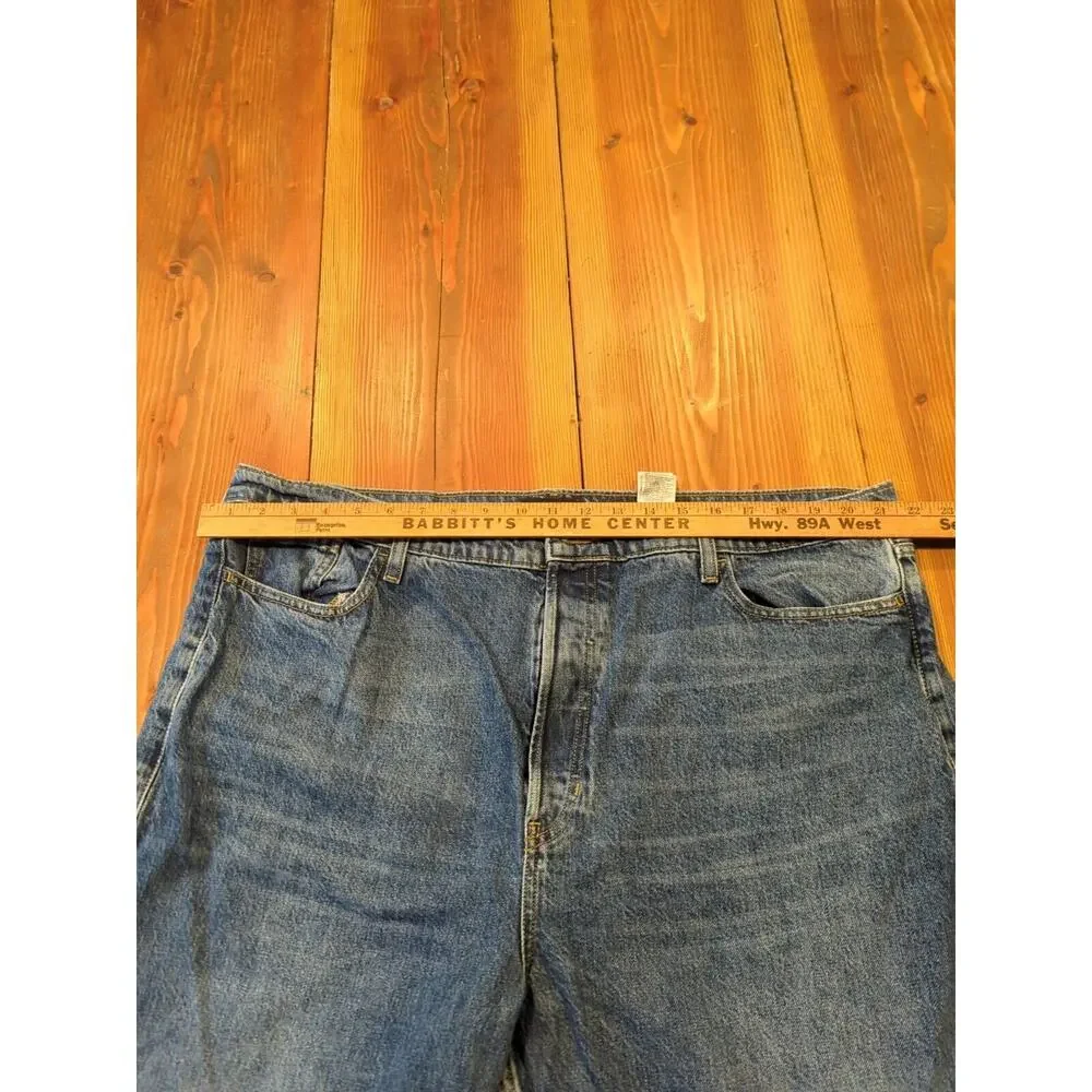 Men's‎ Banana Republic Mid-rise Loose StovePipe Jeans Sz 35 Button Fly